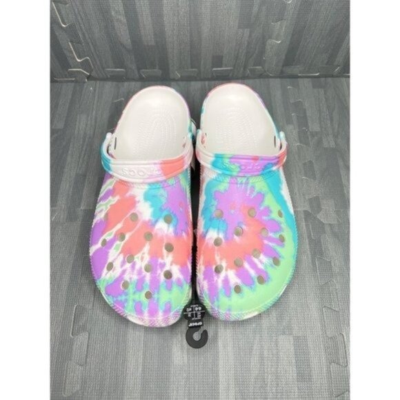Crocs Clogs  Men's Size 13 Tie Dye - Picture 1 of 6